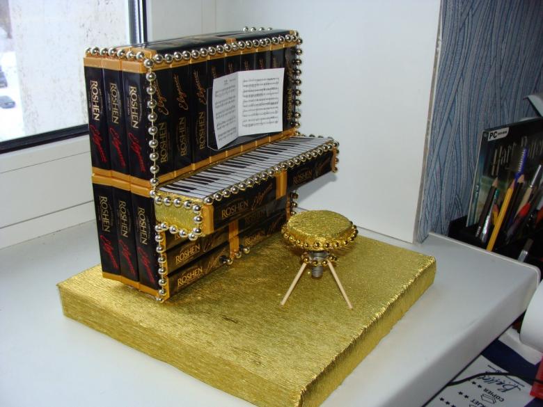 Поделка из конфет