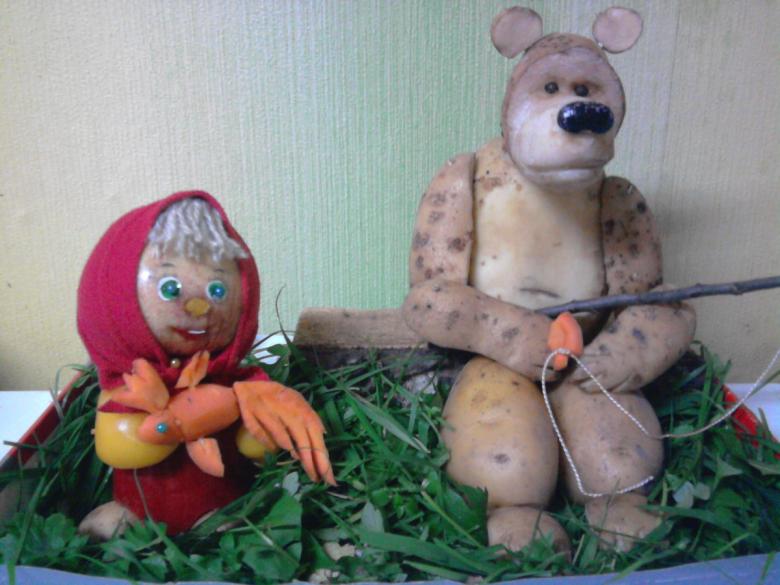 Поделка из картошки