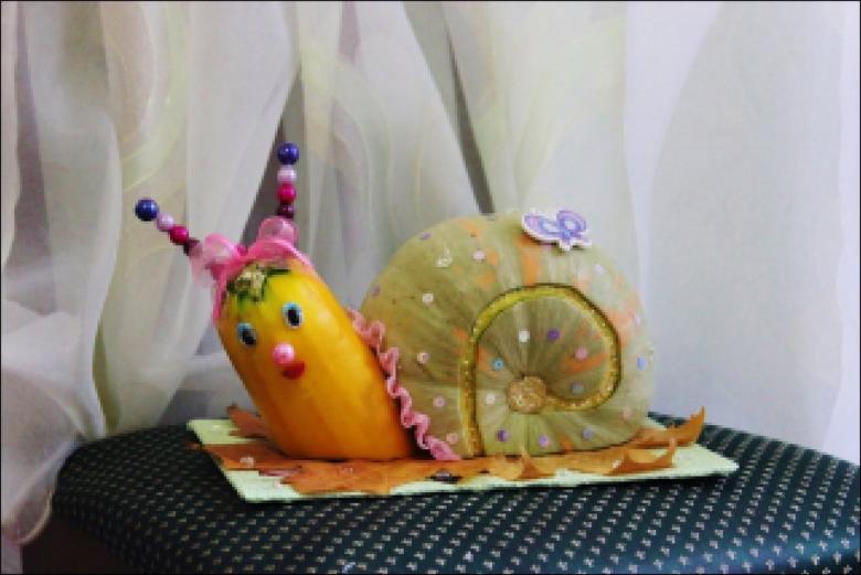 Поделка из кабачков