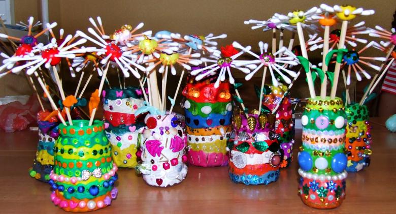 Поделки из ватных палочек своими руками