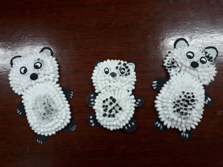 Поделки из ватных палочек своими руками