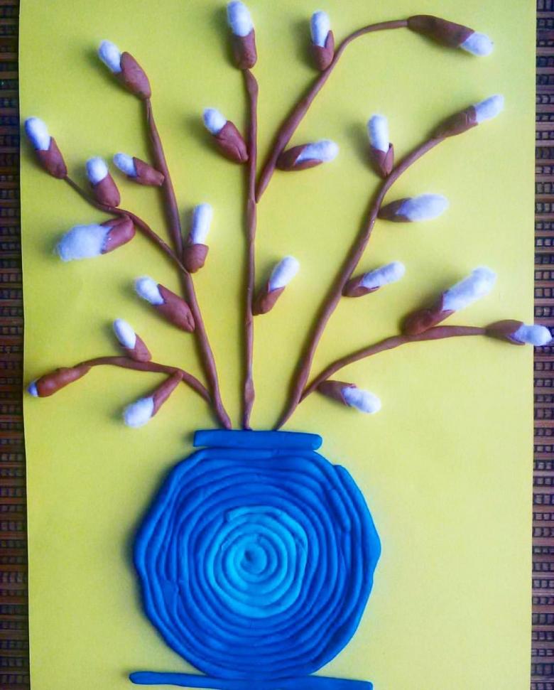 Поделки из ватных палочек своими руками