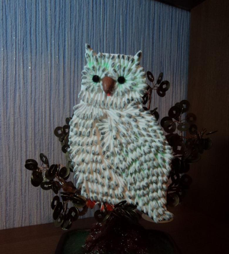 Поделки из ватных палочек своими руками