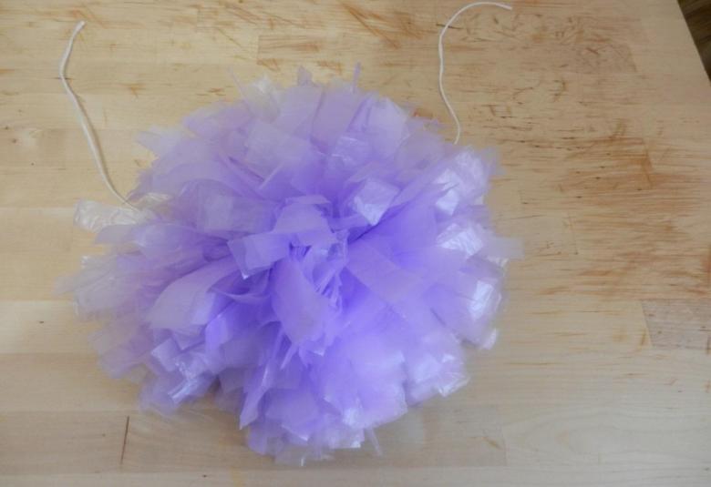 Поделки из полиэтиленовых пакетов