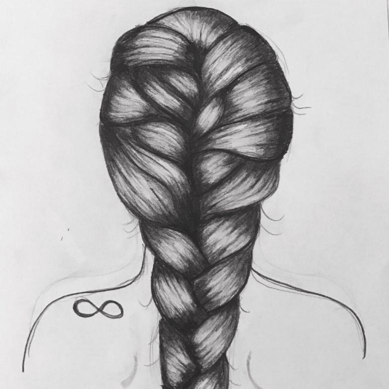 Нарисованные косы