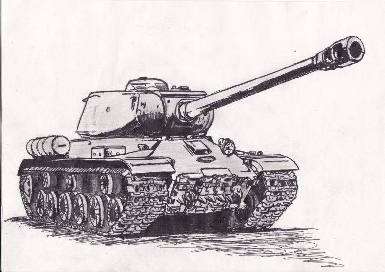 Нарисованный танк