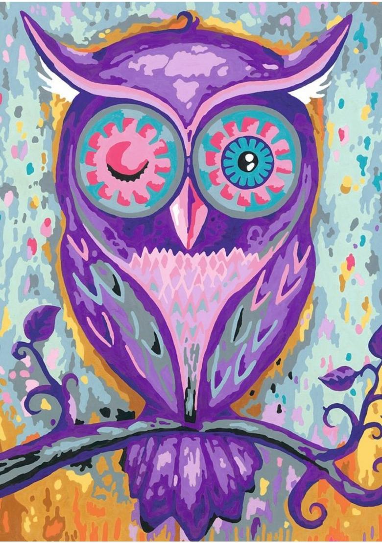 Нарисованная сова