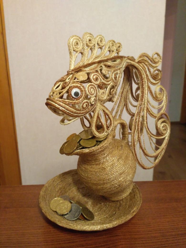 Поделка из джута