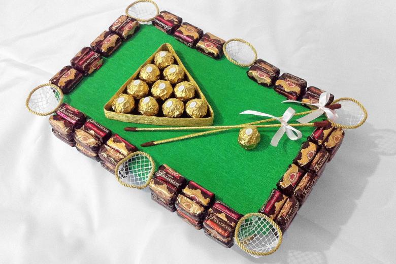 Поделка из конфет