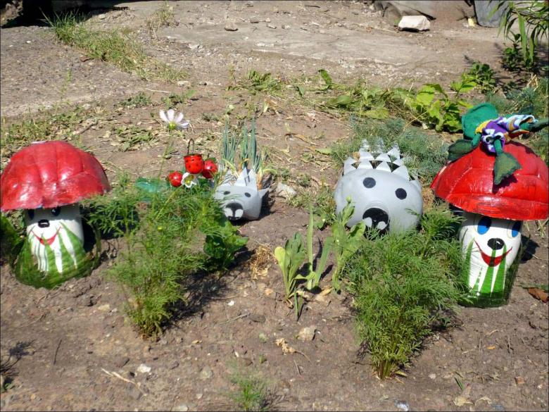 Поделки из пластиковых бутылок своими руками для сада, дачи, огорода - фото идеи, мастер-классы, советы i