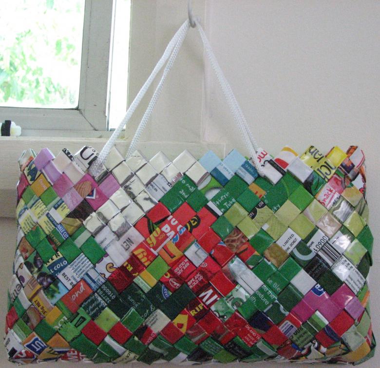 Поделки из полиэтиленовых пакетов