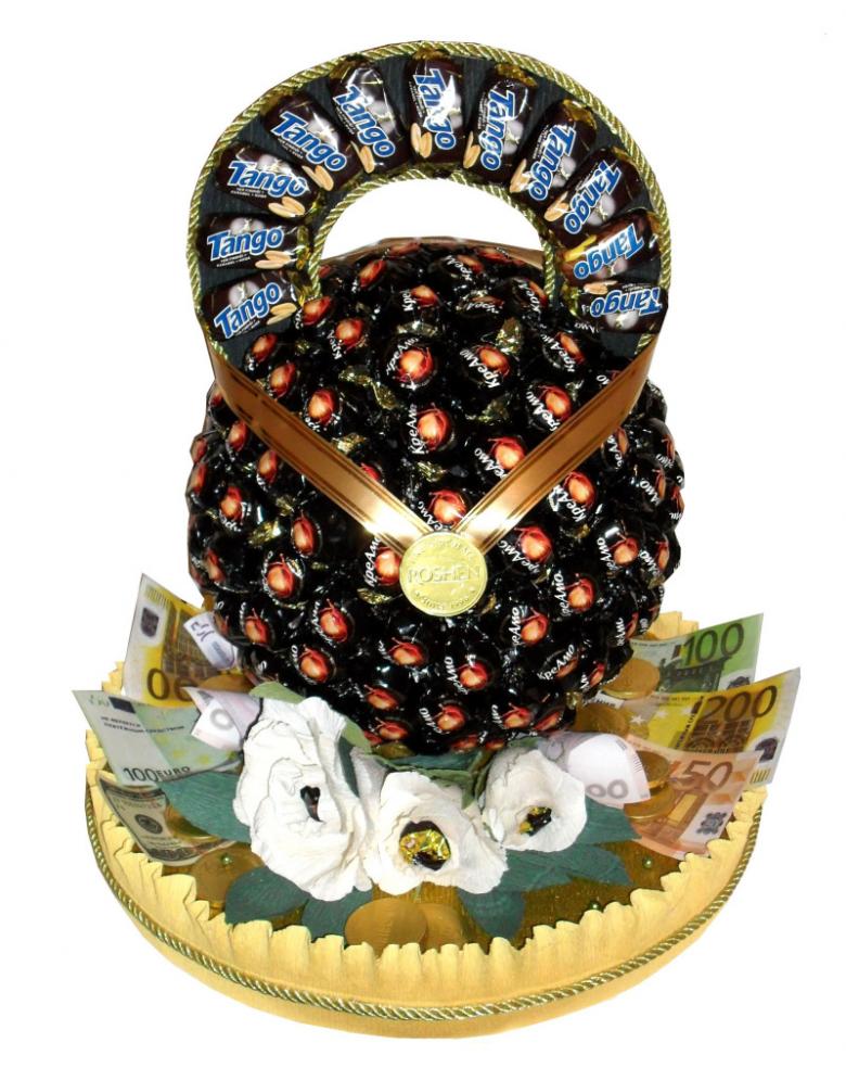 Поделка из конфет