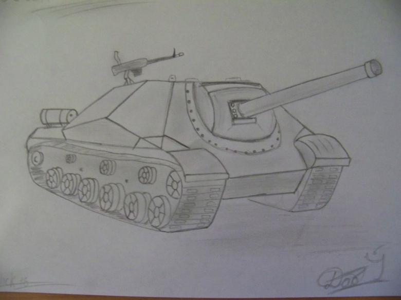Нарисованный танк