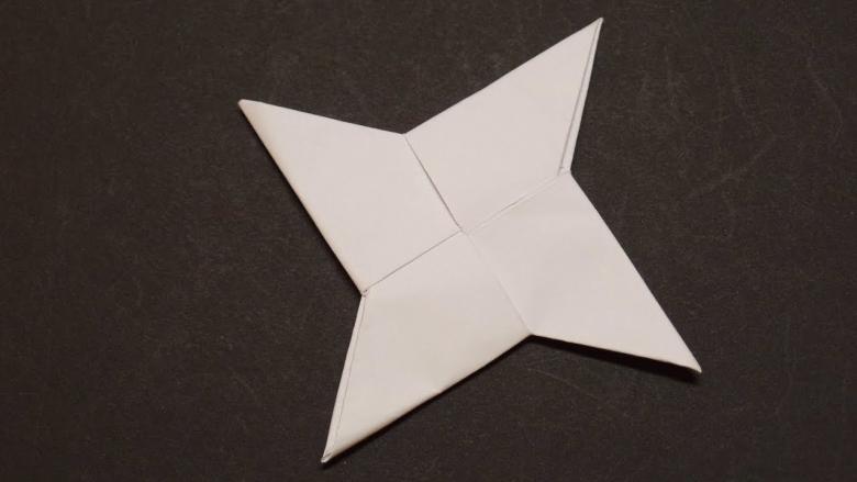 оригами сюрикен