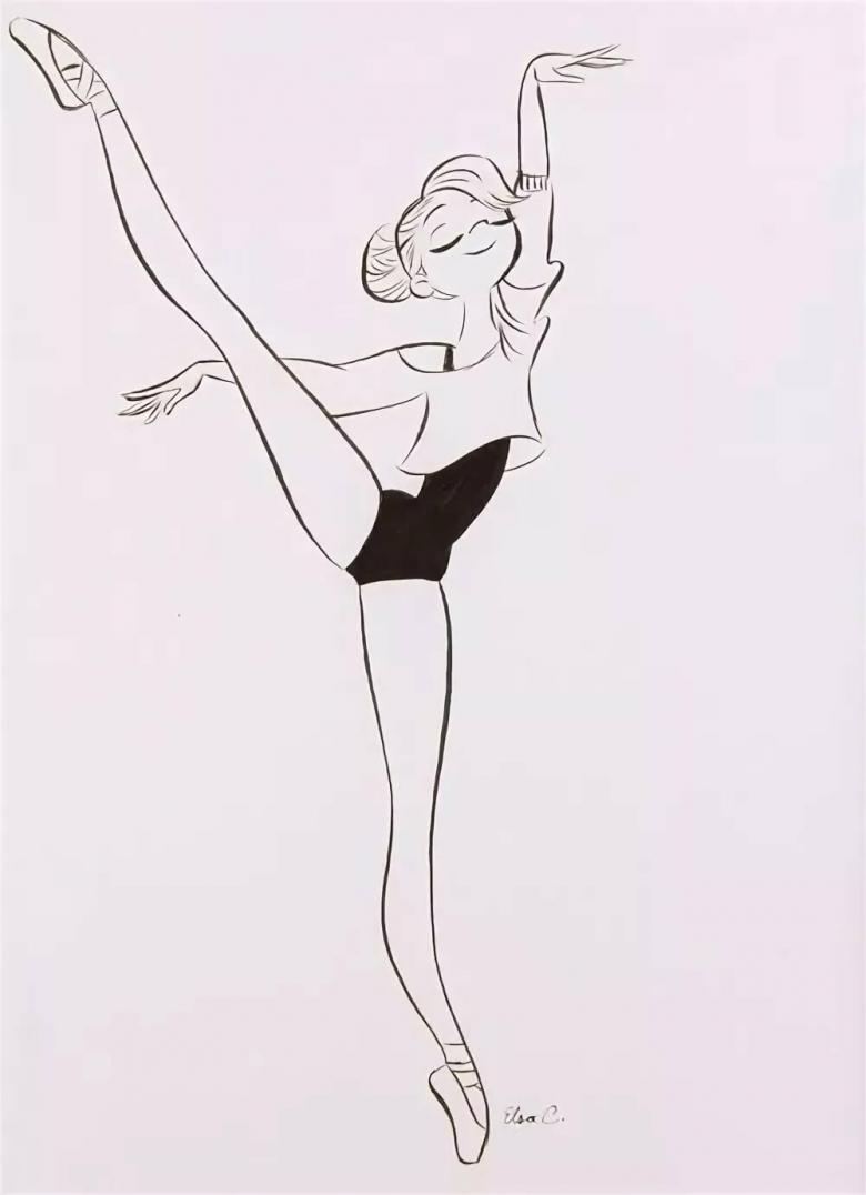 Как нарисовать балерину поэтапно карандашом, фломастерами, красками