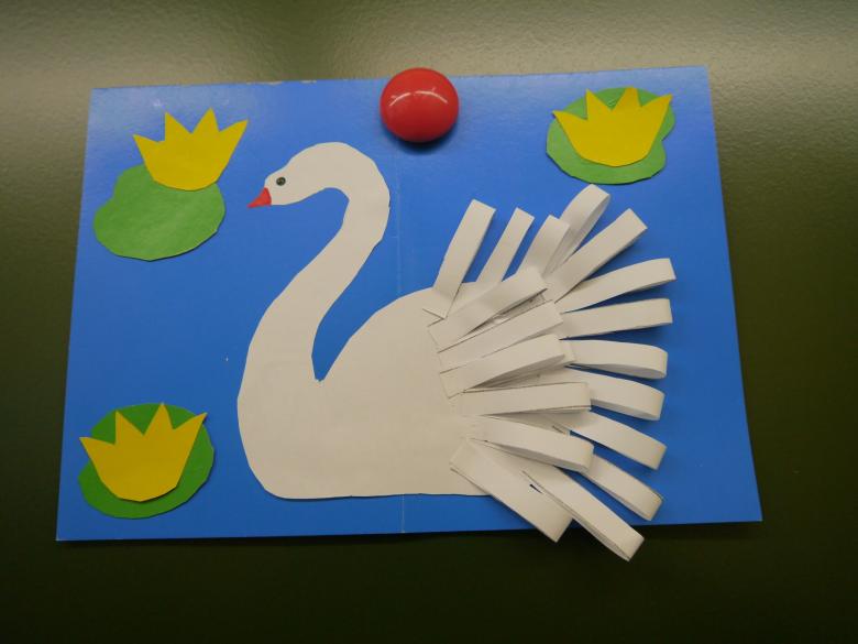 Примеры разных видов аппликаций на бумаге 