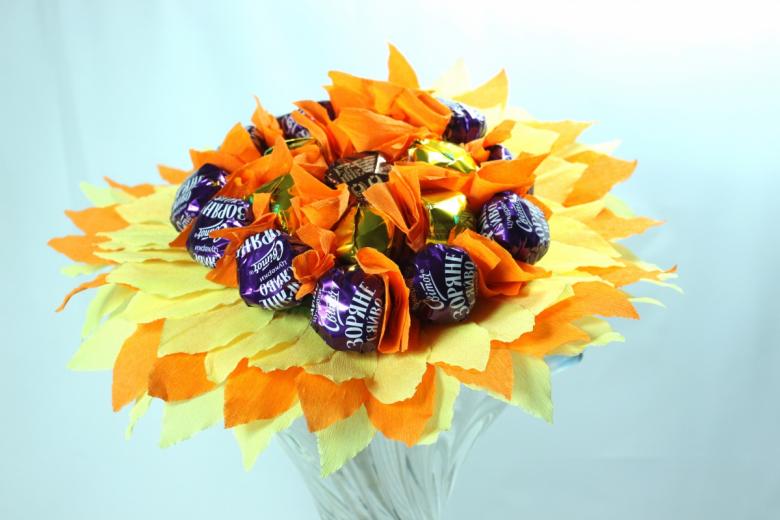 Поделка из конфет