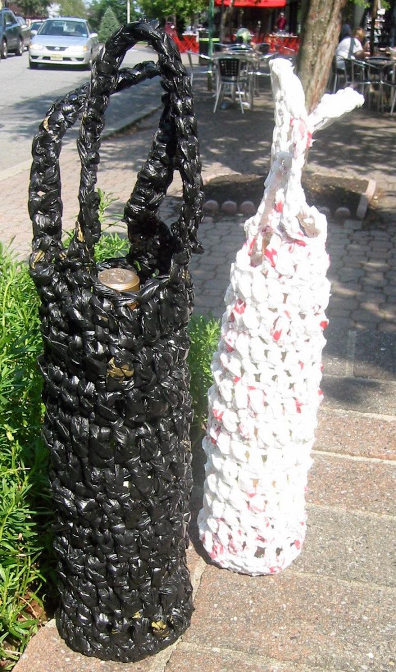 Поделки из полиэтиленовых пакетов