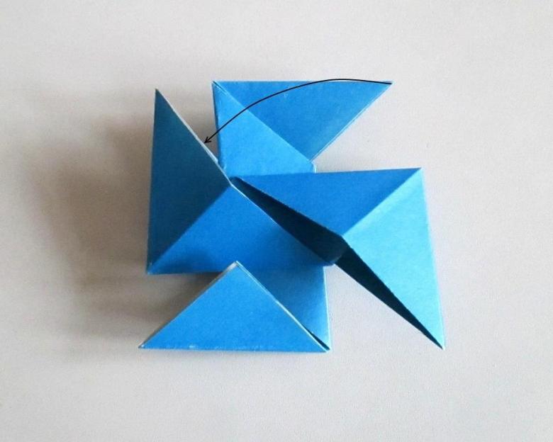 оригами сюрикен