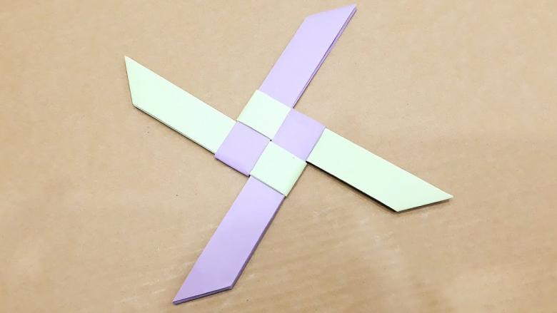 оригами сюрикен