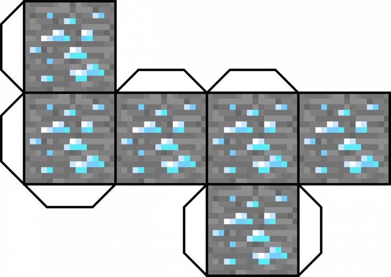 Майнкрафт из бумаги