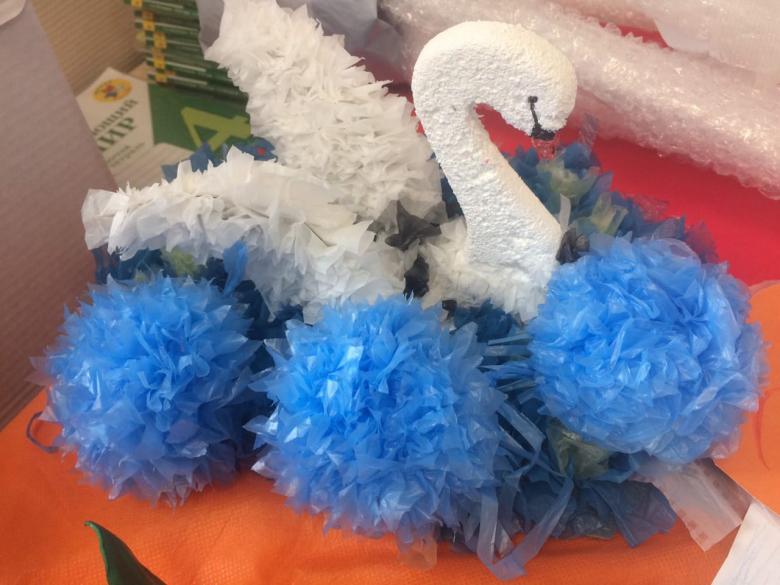 Поделки из полиэтиленовых пакетов