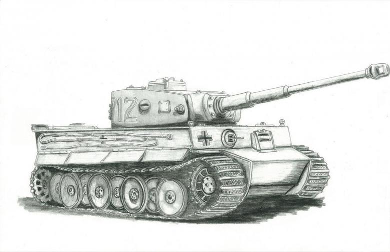 Нарисованный танк