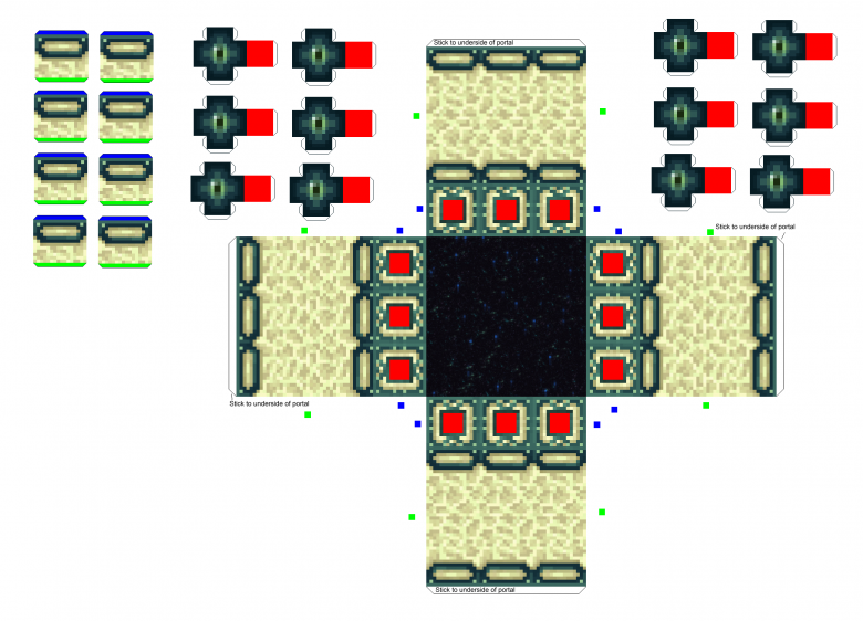 Майнкрафт из бумаги