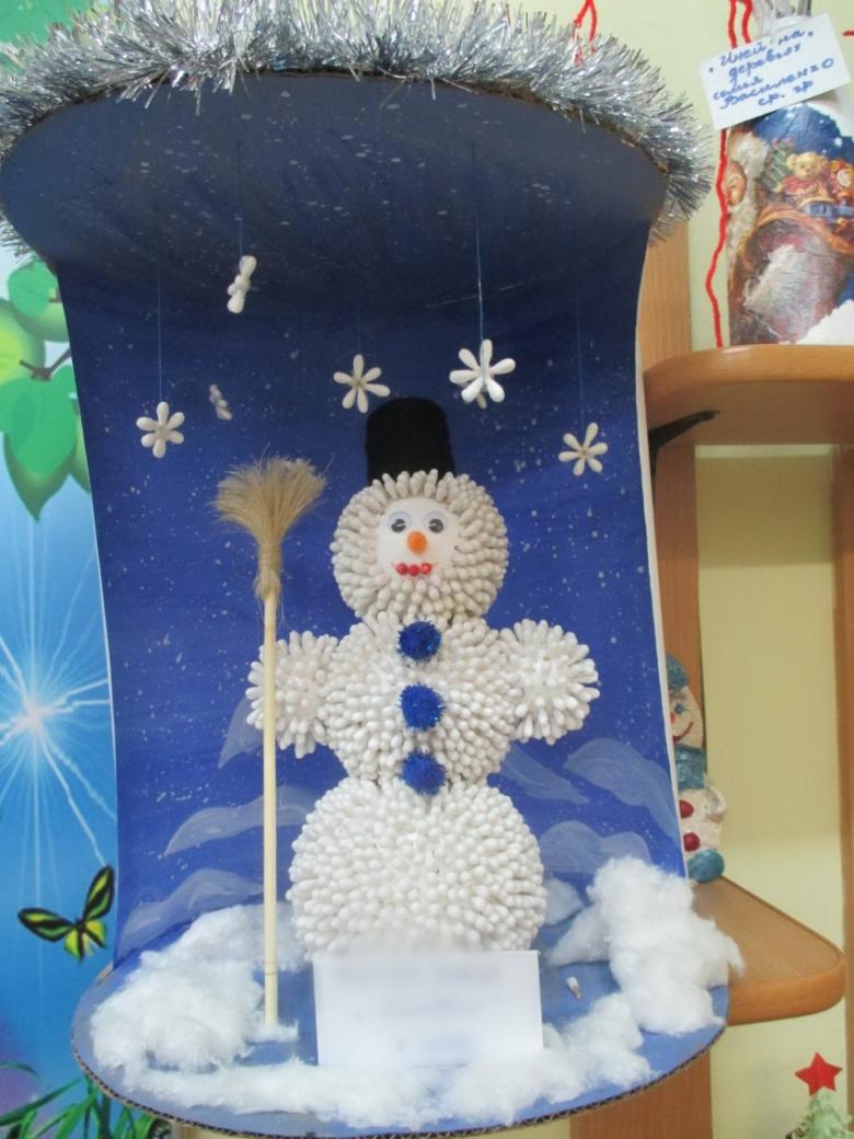 Поделки из ватных палочек своими руками