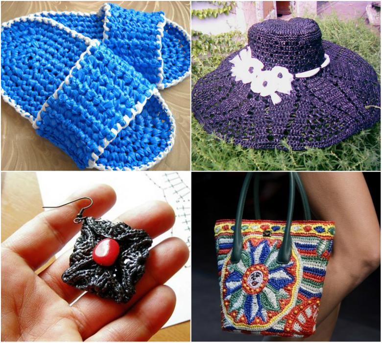 Поделки из полиэтиленовых пакетов