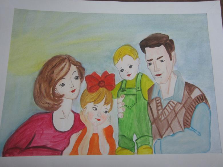 Рисунок молодого человека