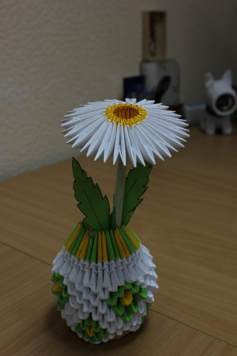 Самодельная ромашка