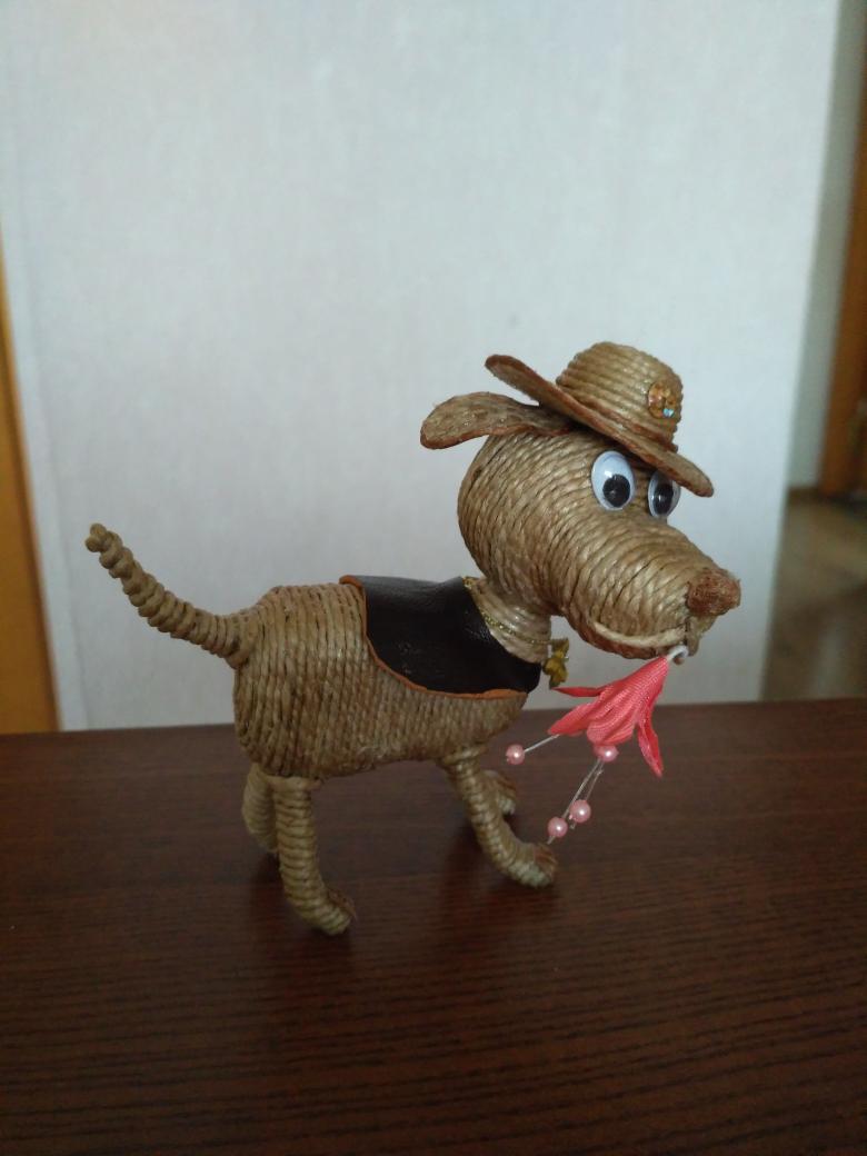 Поделка из джута