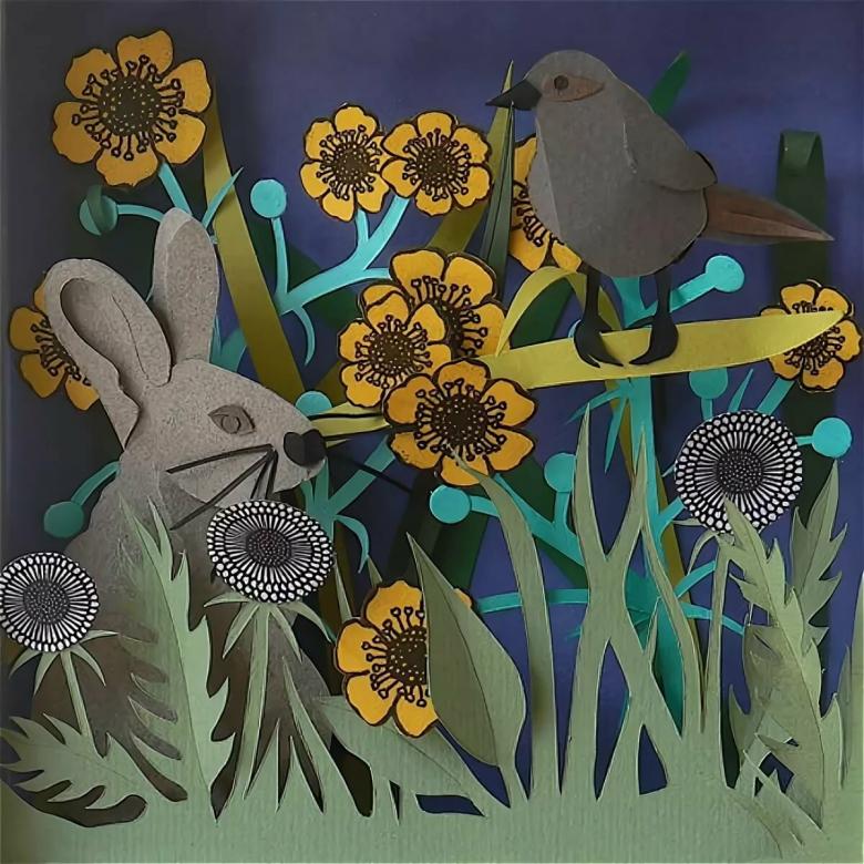 Примеры разных видов аппликаций из бумаги