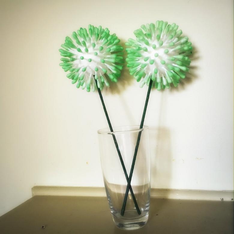 Поделки из ватных палочек своими руками