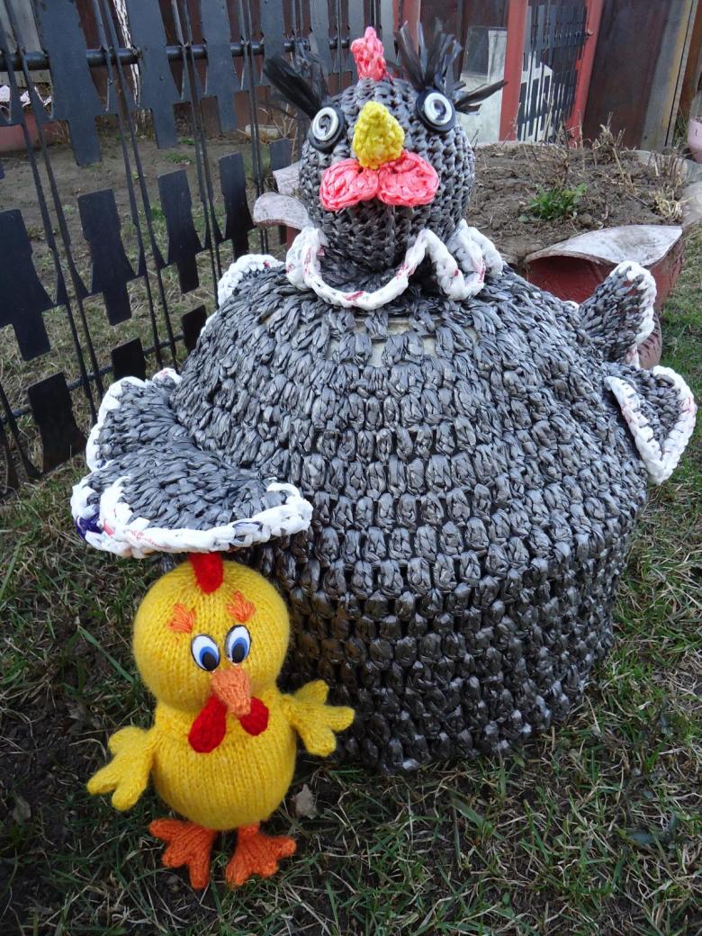 Поделки из полиэтиленовых пакетов