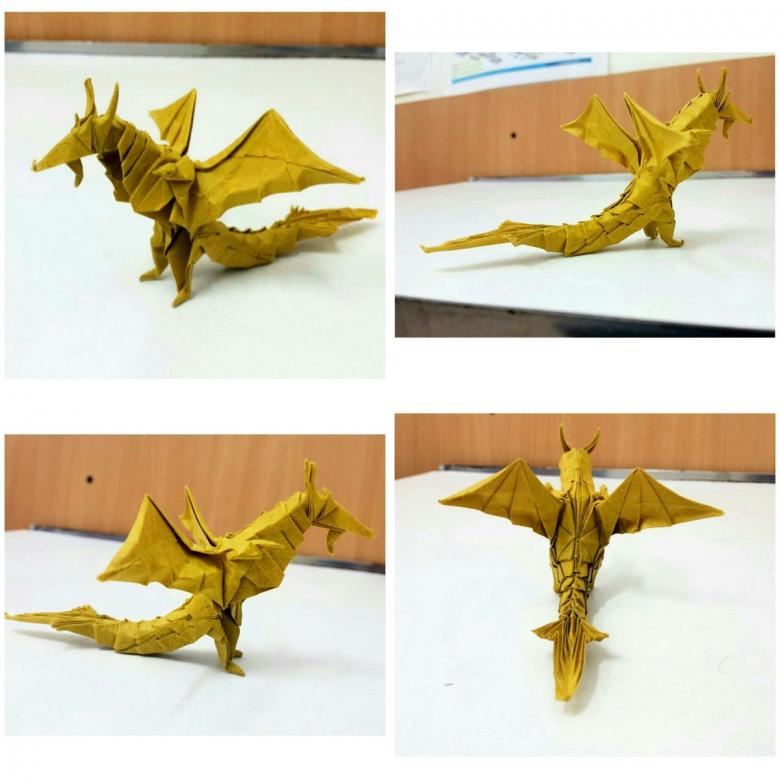 оригами дракона