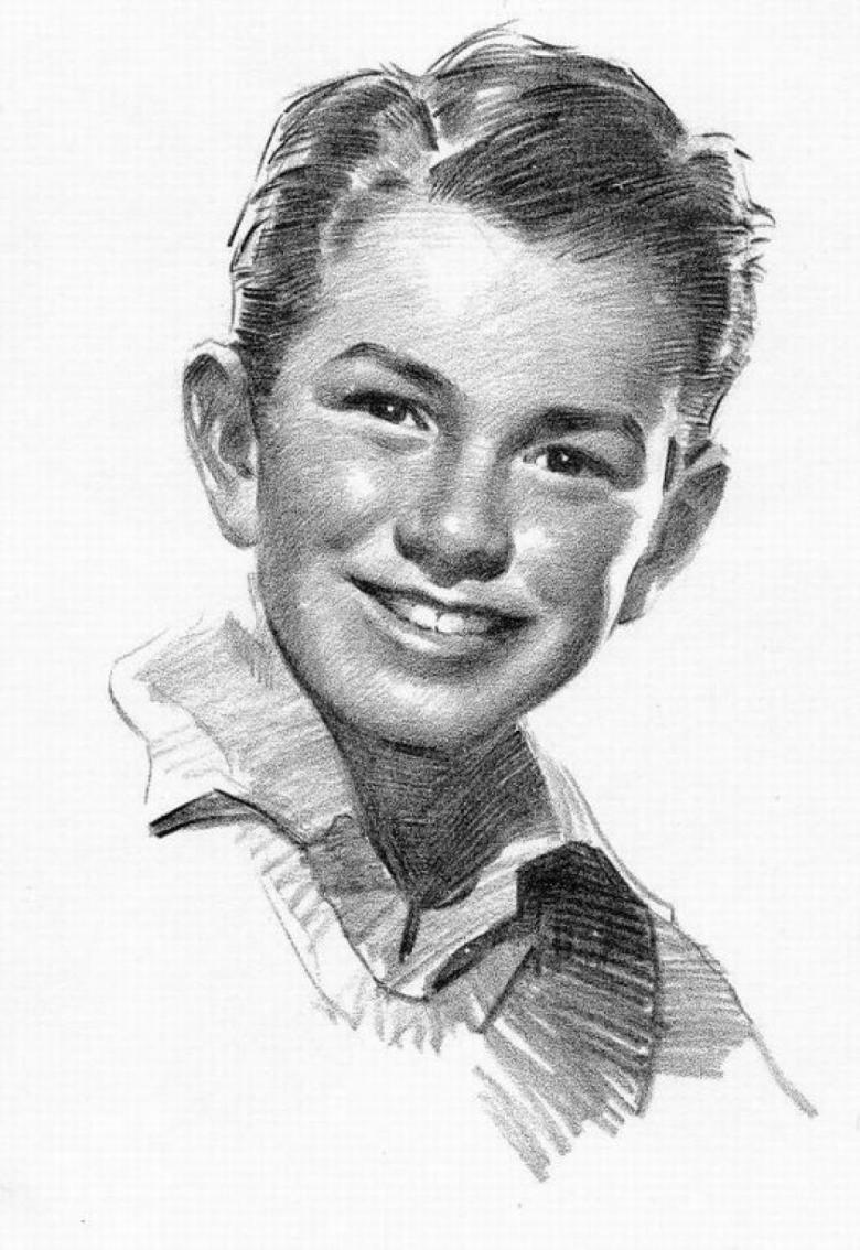 Нарисованный мальчик 