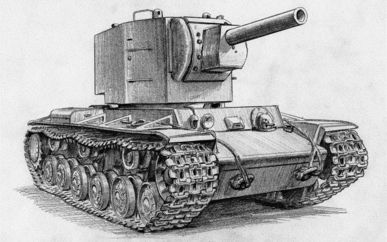 Нарисованный танк