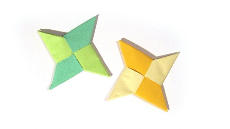 оригами сюрикен