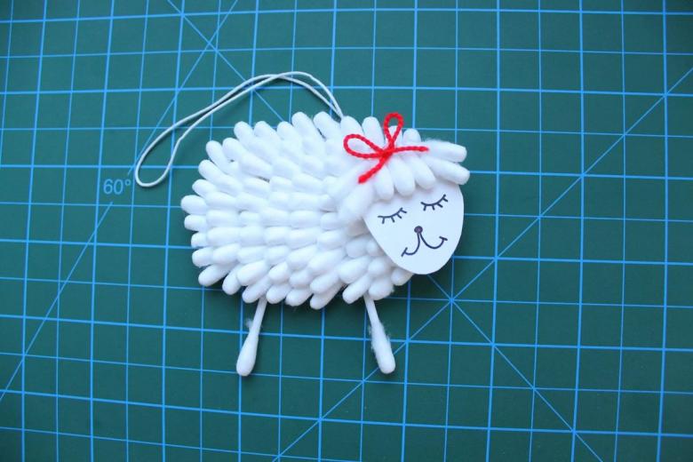 Поделки из ватных палочек своими руками