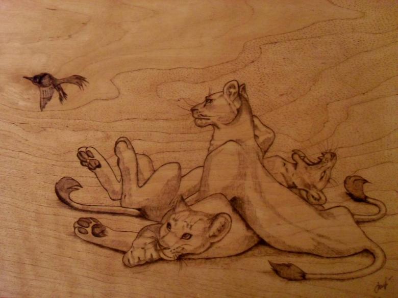 Выжигания по дереву