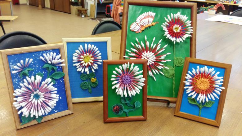 Поделки из ватных палочек своими руками