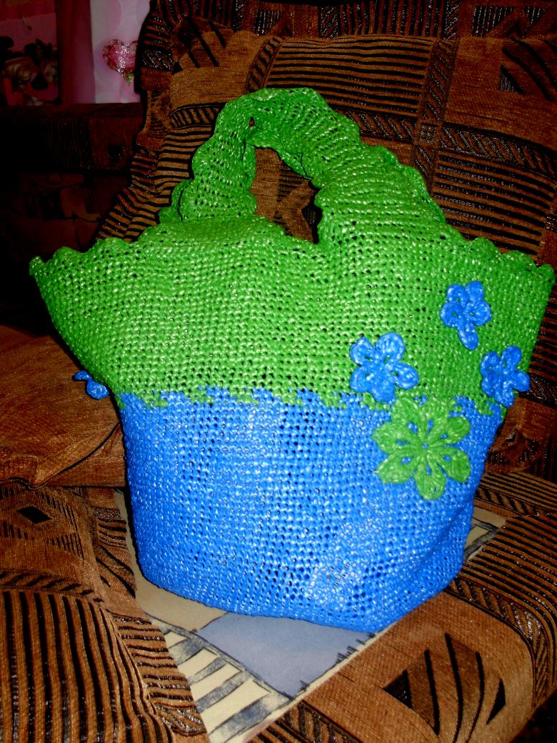 Поделки из полиэтиленовых пакетов