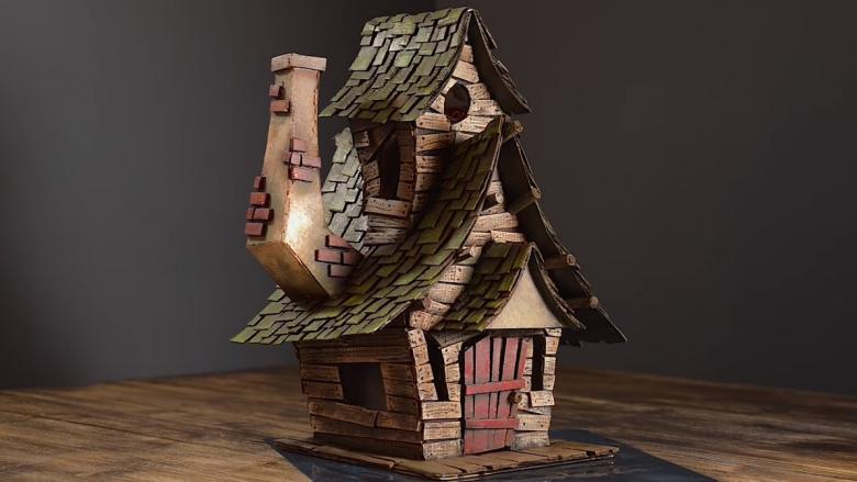 Поделка домик