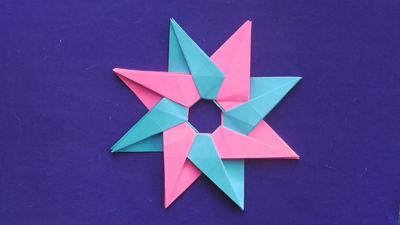 оригами сюрикен