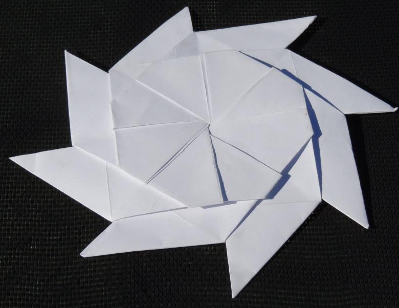 оригами сюрикен