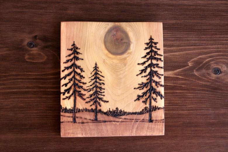 Выжигания по дереву