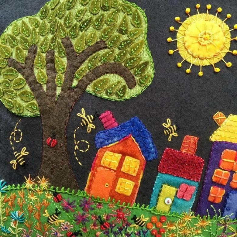 Примеры разных видов аппликаций на ткани