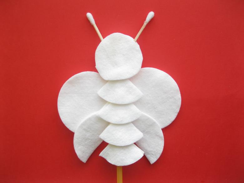 Поделки из ватных палочек своими руками